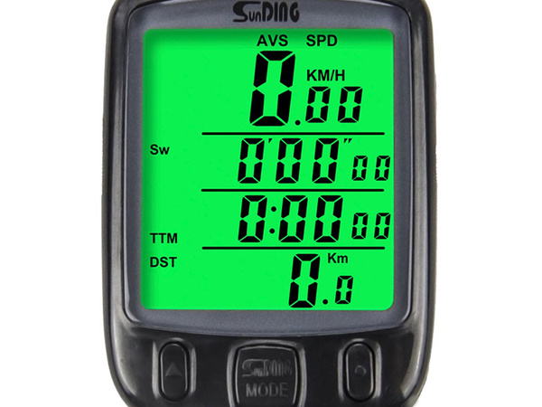 Waterproof bike counter lcd speedometer