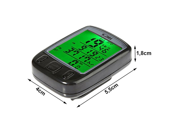 Waterproof bike counter lcd speedometer