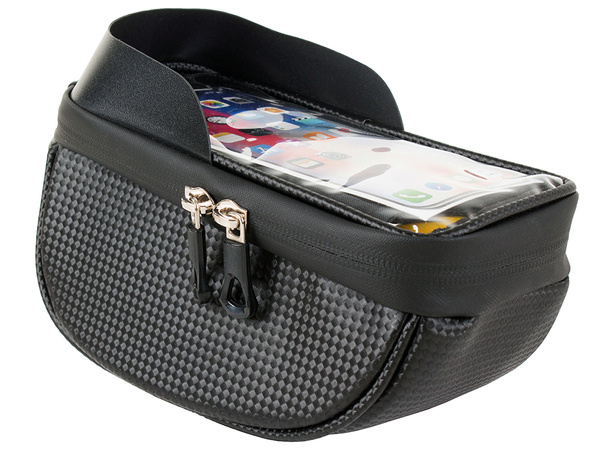 Waterproof pannier bag phone holder