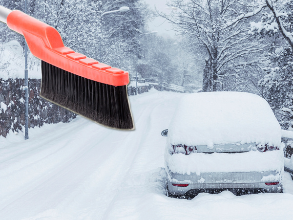 Window scraper 2in1 car snow brush long car scraper