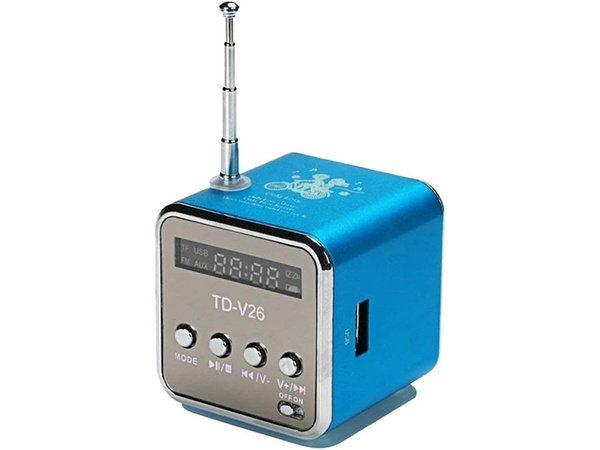 Wireless speaker portable mini radio fm led bluetooth mobile microsd