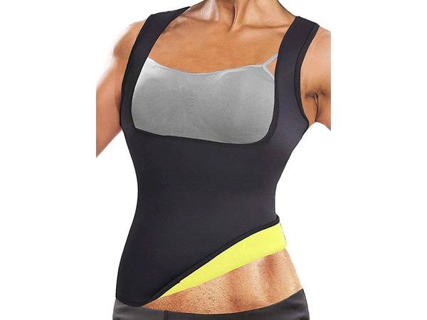 Women's neoprene fitness shirt for weight loss
