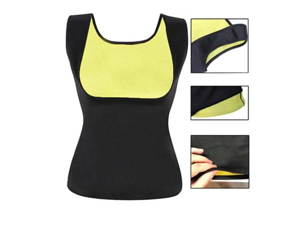 Women's neoprene fitness shirt for weight loss