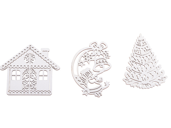 Wooden christmas tree decorations 20 pieces pendants baubles ornaments