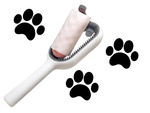 3-in-1 silicone dog hair brushing brush for cats washing hair collection