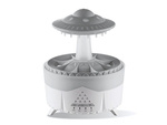 Air humidifier fragrance diffuser led lamp in the shape of an ufo with remote control