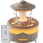 Air humidifier fragrance diffuser led lamp in the shape of an ufo with remote control