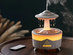 Air humidifier fragrance diffuser led lamp in the shape of an ufo with remote control