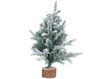 Artificial christmas tree snow small 50cm desk decoration