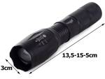 Bailong tactical led torch cree zoom xm-l3-u3