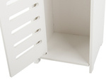 Bathroom cabinet paper organiser shelf