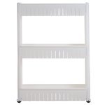 Bathroom shelf kitchen cabinet on wheels bookcase