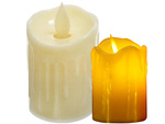 Battery candle led candle moving flame wax