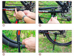 Bicycle adjustable side support foot