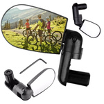 Bicycle mirror 360 degree adjustment screwed to handlebars