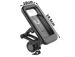 Bicycle phone holder waterproof lockable rotatable 360