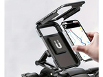 Bicycle phone holder waterproof lockable rotatable 360