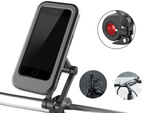 Bicycle phone holder waterproof lockable rotatable 360