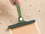 Brush roller for cleaning dog hair from rugs and carpets double sided