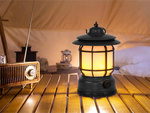 Camping camping lamp rechargeable led usb tourist hook torch