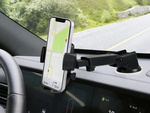 Car holder for telephone, windscreen, cockpit, strong