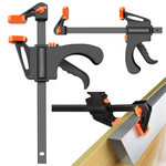 Carpenter's clamp single-handed grip 205mm