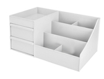 Casket cosmetics organiser with drawers