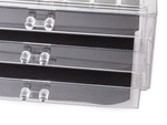 Casket organiser for cosmetics jewellery watches