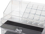 Casket organiser for cosmetics jewellery watches