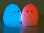 Children's night light led egg rgb touch usb