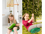 Children's round disc garden swing rope strong