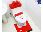 Christmas bathroom set michael rug toilet seat cover