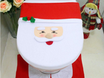 Christmas bathroom set michael rug toilet seat cover