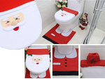 Christmas bathroom set michael rug toilet seat cover