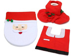 Christmas bathroom set michael rug toilet seat cover