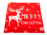 Christmas cushion cover 45x45 for christmas christmas reindeer red