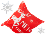 Christmas cushion cover 45x45 for christmas christmas reindeer red