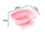 Cleaning bowl for cleaning make-up brushes sponges silicone mat