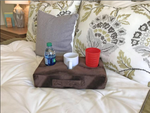 Coaster table cup cushion organiser