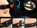 Cob 4in1 headlamp headlamp with magnese