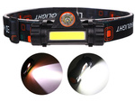 Cob 4in1 headlamp headlamp with magnese