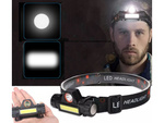 Cob 4in1 headlamp headlamp with magnese