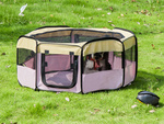 Collapsible dog pen pet bed cat cage large kennel lightweight