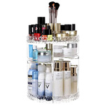 Cosmetics jewellery organiser rotatable 360