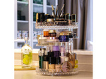 Cosmetics jewellery organiser rotatable 360