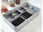 Cutlery drawer insert two-tier organiser