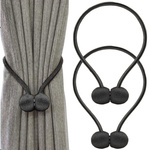 Decorative clips for curtains magnetically strong