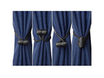 Decorative clips for curtains magnetically strong