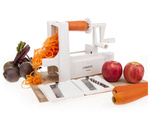 Decorative spiral vegetable slicer grater