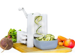 Decorative spiral vegetable slicer grater